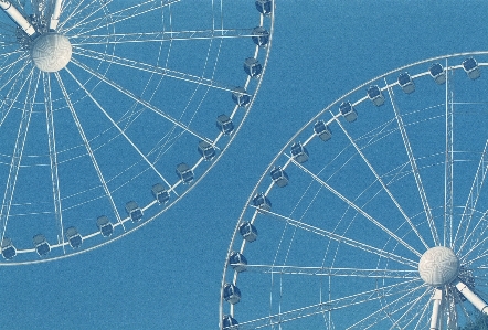 Abstract sky wheel film Photo