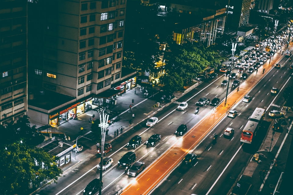 Architecture road skyline traffic