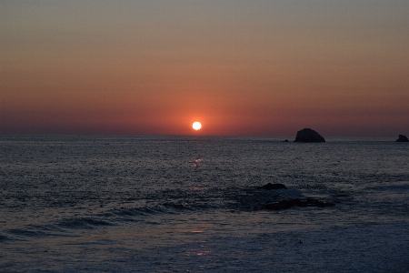 Foto Pantai laut pesisir cakrawala