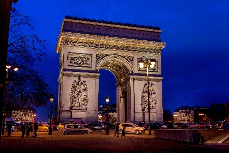 Photo Architecture pont nuit paris