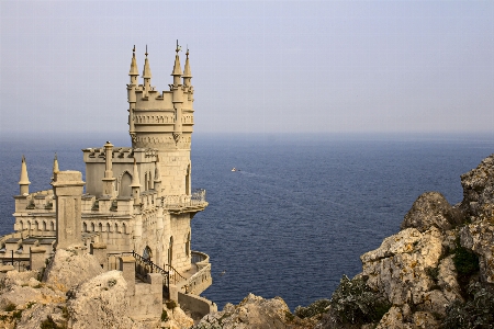 Landscape sea coast palace Photo