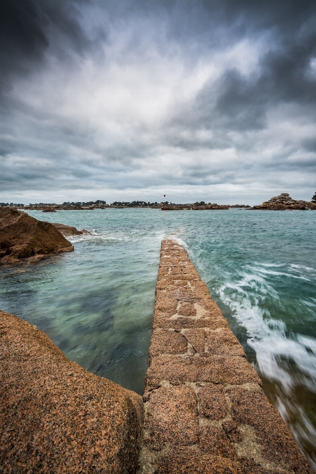 Beach landscape sea coast