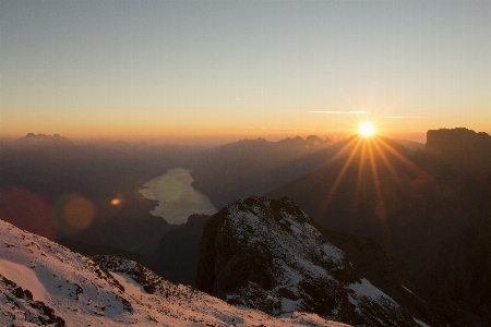 風景 自然 地平線 山 写真