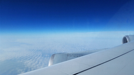 Foto Cakrawala sayap awan langit