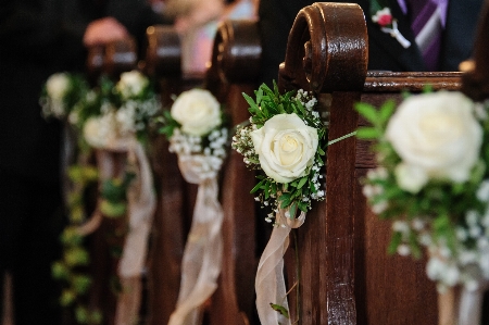 Blume innere kirche hochzeit Foto