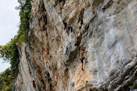 Rock rope adventure recreation Photo