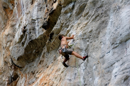 Rock rope adventure recreation Photo