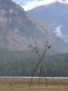 Landscape wilderness mountain lake Photo