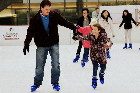 Winter people recreation ice Photo