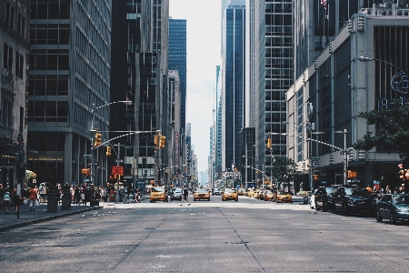 Pedestrian architecture road skyline Photo