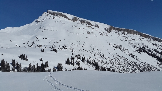 Landscape mountain snow winter Photo