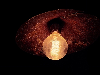 Light darkness lamp electricity Photo