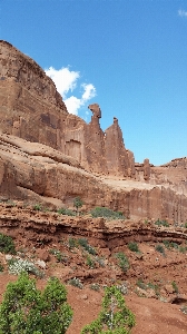 Rock architecture desert valley Photo