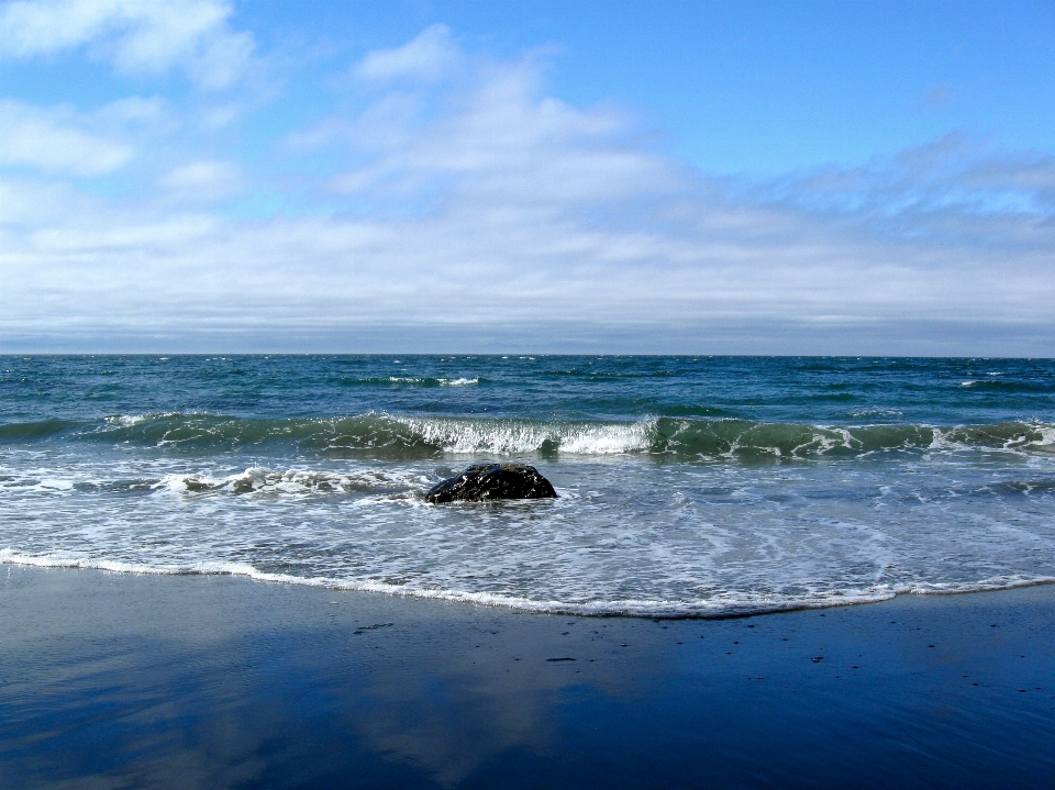 Beach landscape sea coast