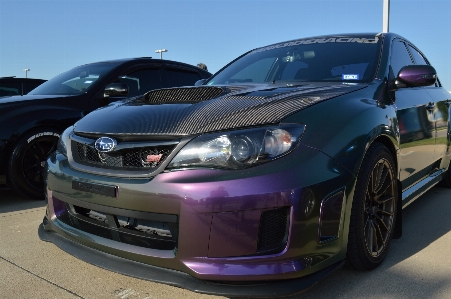 Car wheel purple vehicle Photo