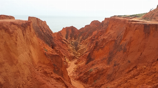 Landscape rock valley formation Photo