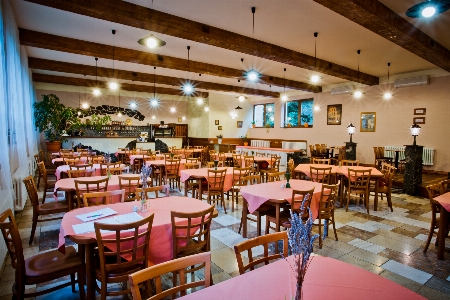 Cafe restaurant meal interior design Photo