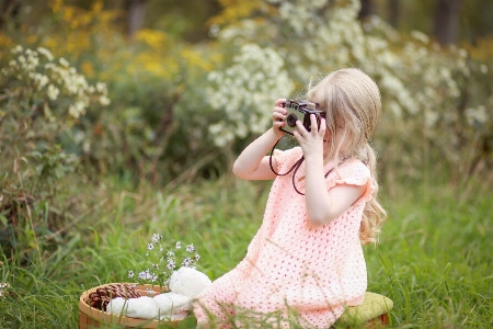 Grass outdoor person girl Photo