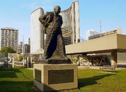 Foto Arsitektur bangunan monumen patung