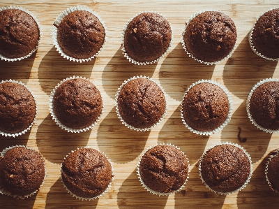 Food chocolate cupcake baking Photo