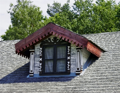 Architecture wood house window Photo