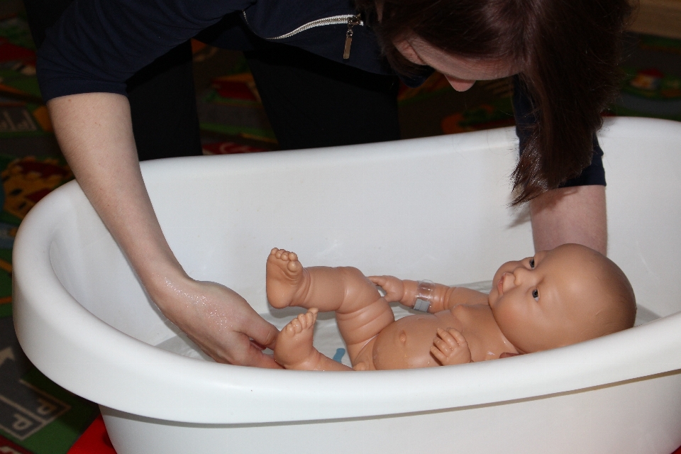 Jambe entraînement enfant bouche