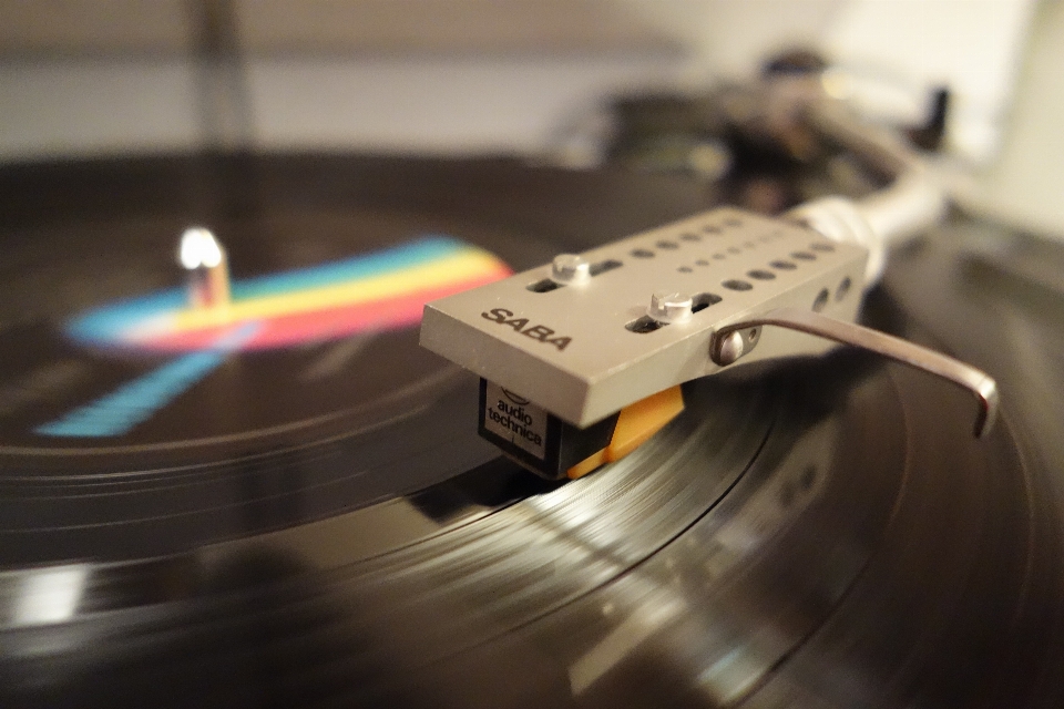 Vinyl drehscheibe licht technologie