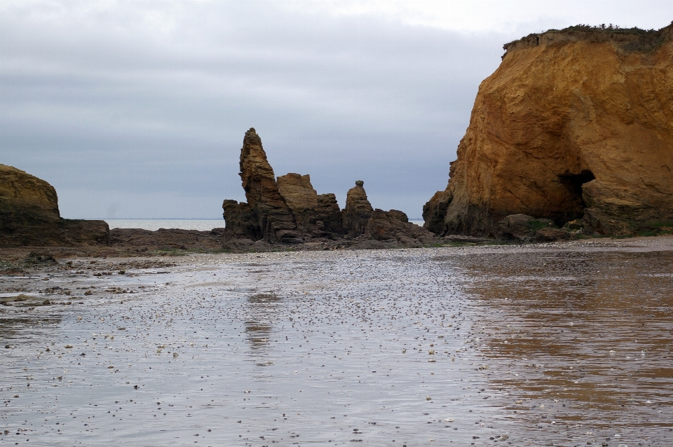 Praia paisagem mar costa