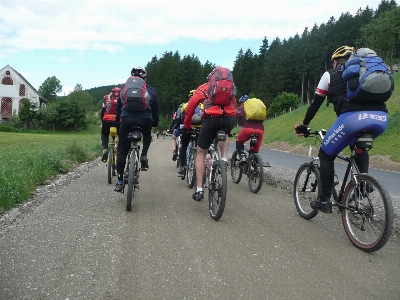 Group bicycle recreation vehicle Photo