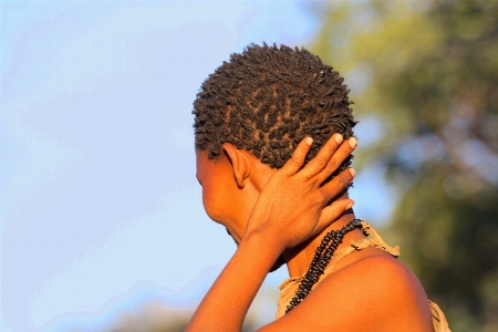 Woman hair flower africa Photo