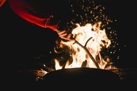 Hand outdoor person light Photo