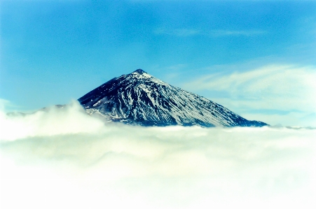 Mountain sky range ice Photo