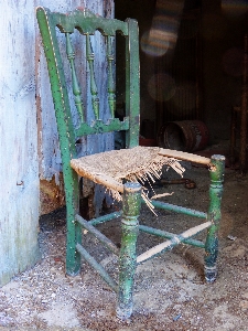 Table wood bench chair Photo