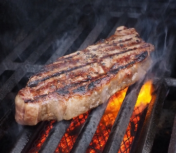 Outdoor smoke summer dish Photo