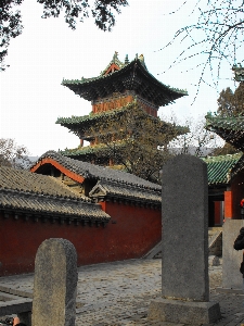 Foto Teto prédio chinês torre