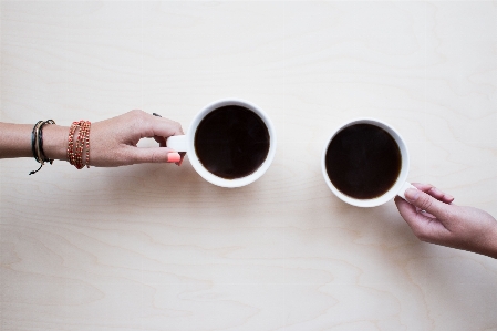 Hand table coffee shop Photo