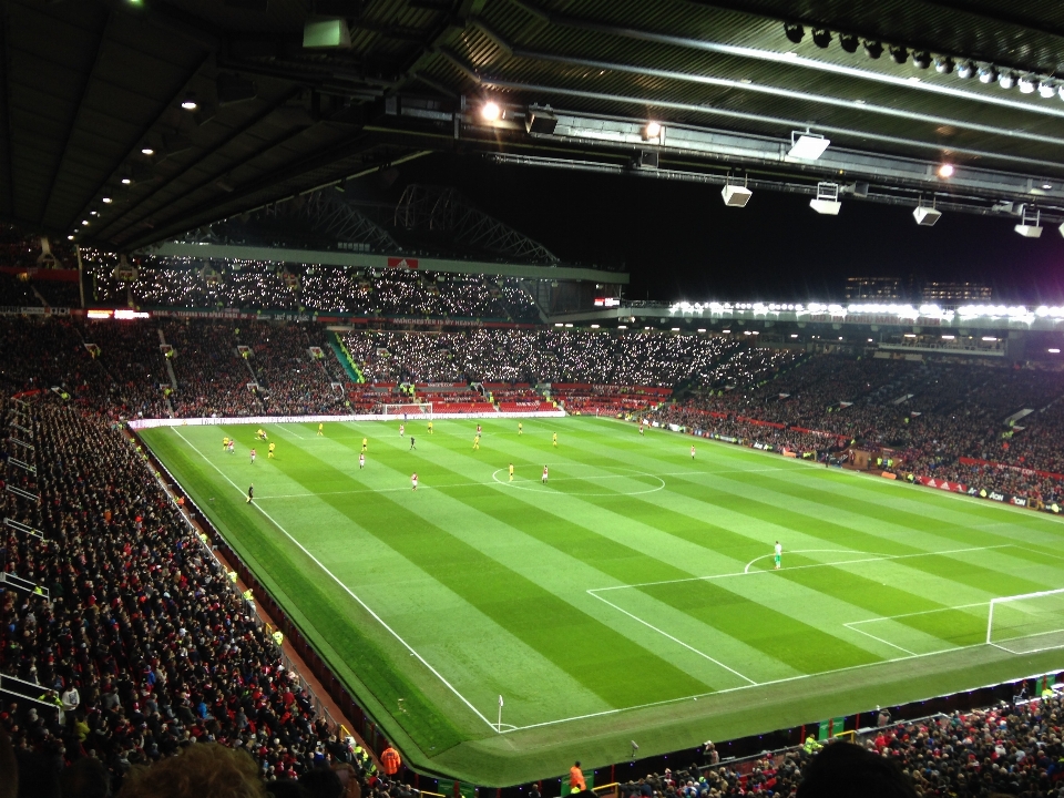 Struktur tanah sepak bola stadion