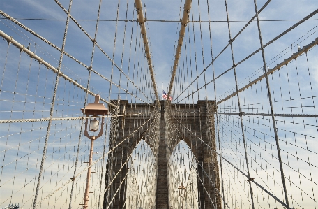 Foto Céu ponte new york manhattan