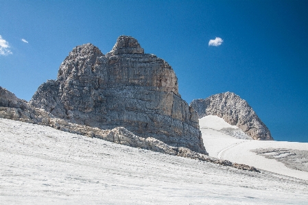 Foto Montanha neve inverno cadeia de montanhas
