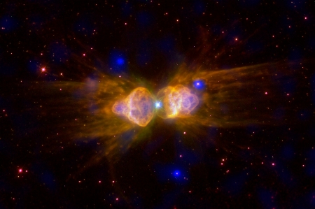 Glowing star cosmos atmosphere Photo