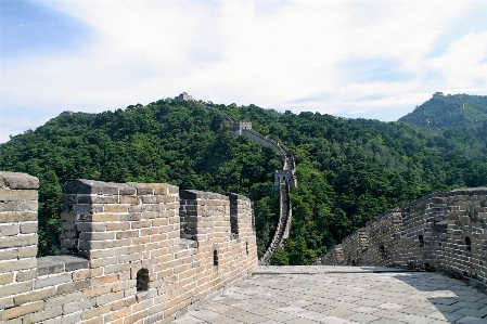 Rock mountain building wall Photo