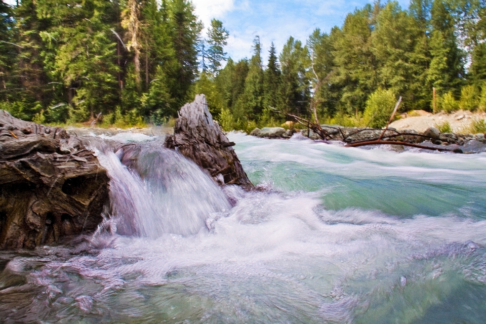 пейзаж вода природа водопад