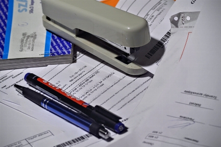 Desk writing pen office Photo