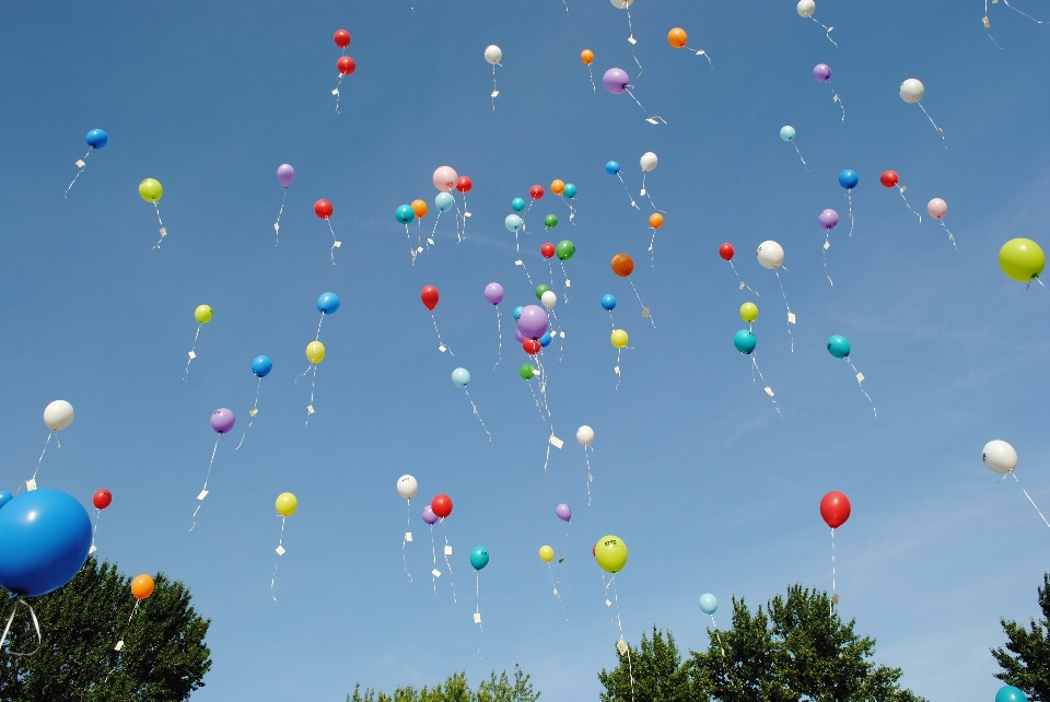 Langit balon udara terbang