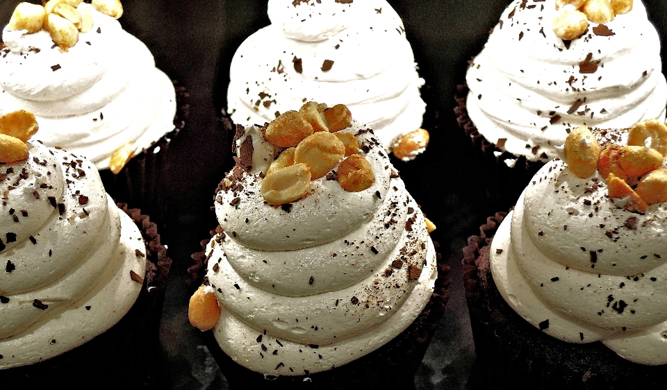 Nourriture chocolat petit gâteau dessert