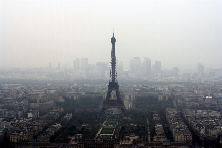 Foto Cakrawala kaki langit kota menara eiffel