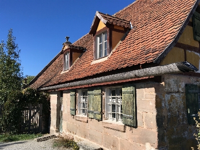 Architecture wood farm house Photo