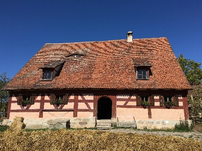 Architecture wood farm house Photo