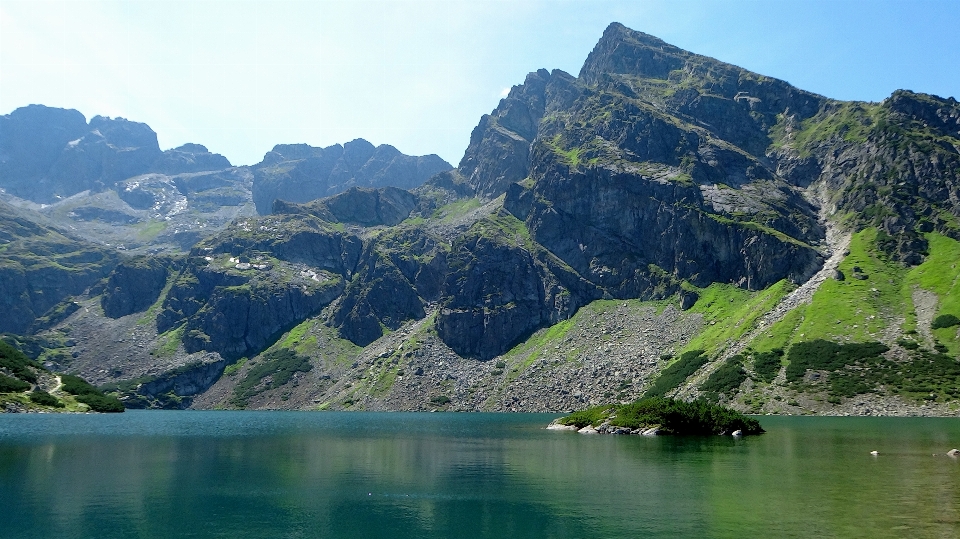 Paisaje mar naturaleza montaña