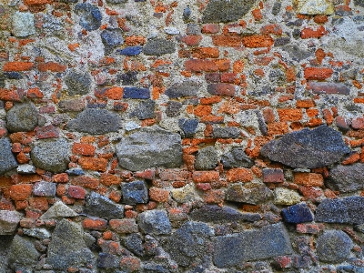 Rock texture old cobblestone Photo